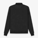 ESSENTIALS Fear of God Long Sleeve Polo Sweatshirt Black