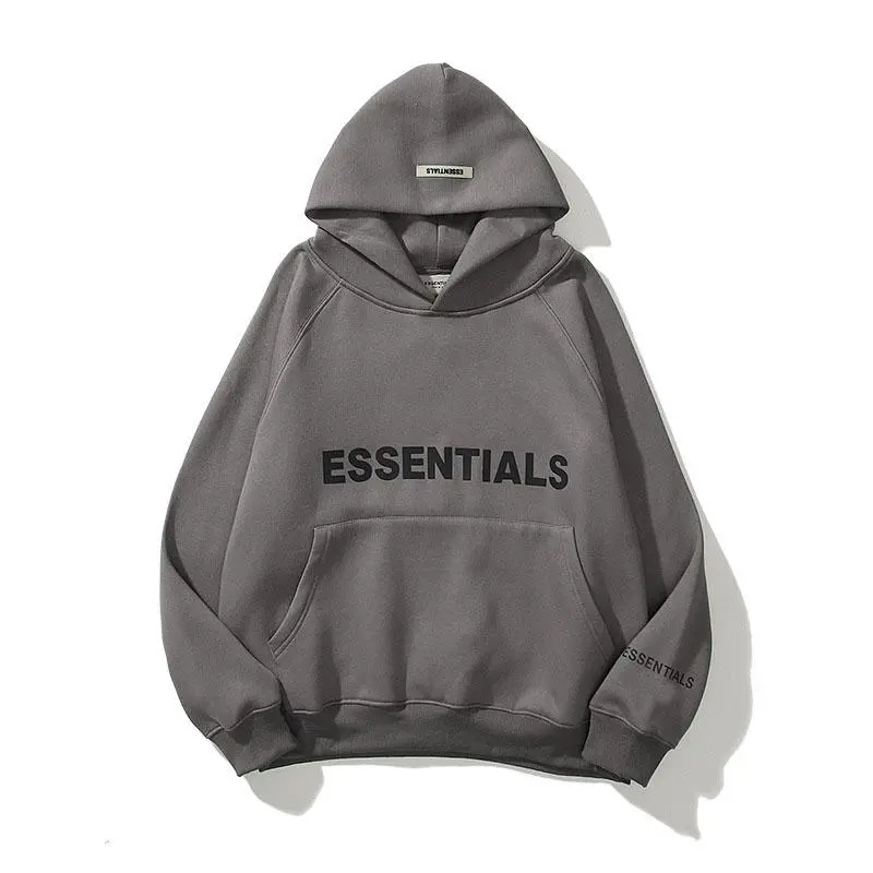 ESSENTIALS Oversize Dark Gray Hoodie ESSENTIALS Oversize Dark Gray Hoodie