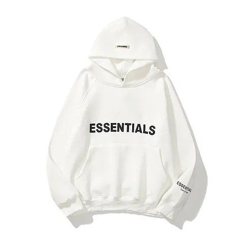 ESSENTIALS Oversize White Hoodie ESSENTIALS Oversize White Hoodie