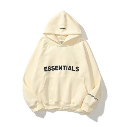 ESSENTIALS Oversized Cream Hoodie