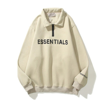 ESSENTIALS ZipperHalf Hoodie CARL’s Coffee