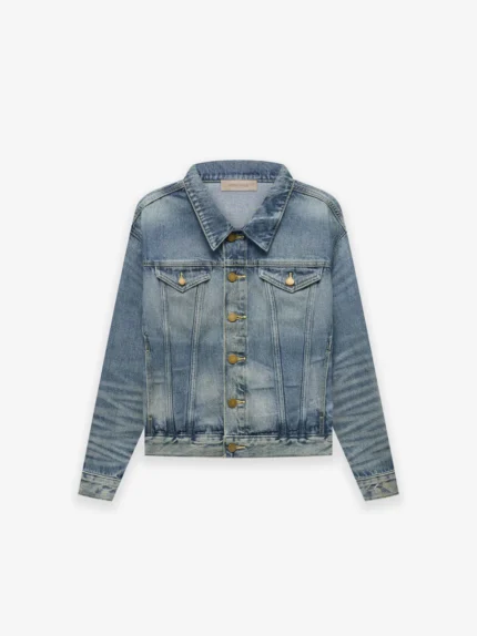 Essentials Kids Indigo Trucker Jacket
