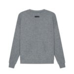 Essentials Overlapped Sweater White