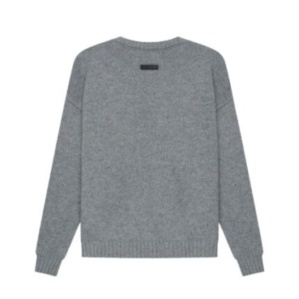 Essentials Overlapped Sweater White