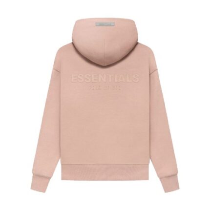 Fear of God Essentials Pink Hoodie Pullover For Kids